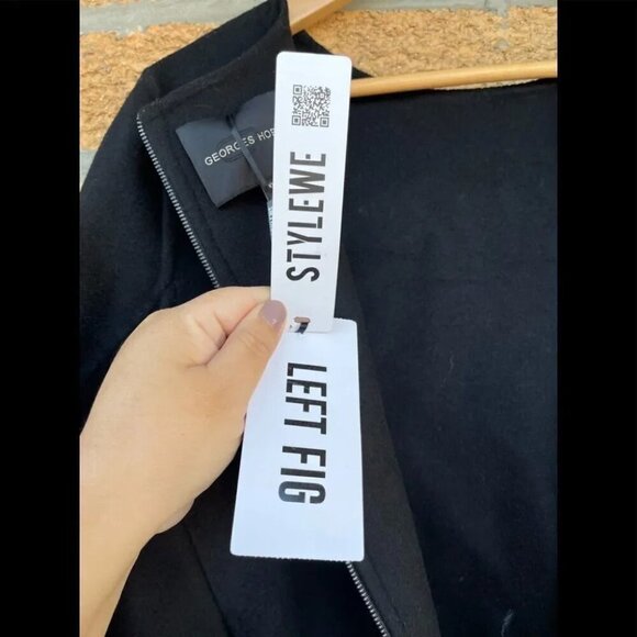 GEORGES HOBEIKA WOOL DRESS XL - Picture 10 of 10